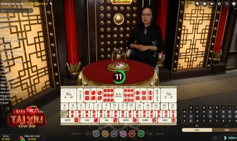 Cách Chơi Tài Xỉu Nhà Cái EE88 Chuẩn Xác Nhất Cho Tân Thủ 2 Bàn cược Tài Xỉu Nhà Cái EE88