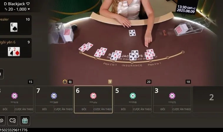 Bí Quyết Chơi Blackjack Tại EE88 Thắng Lớn Dễ Dàng Cho Người Mới 2 Bàn chơi Blackjack tại EE88